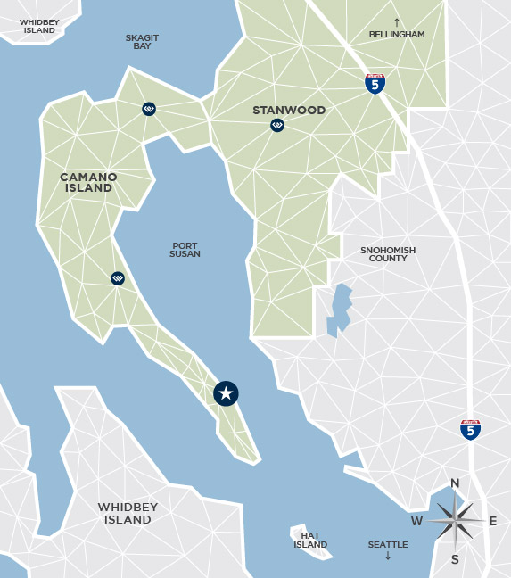 Tyee Beach Location Map