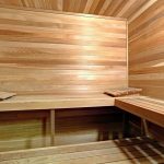 Full sauna in utility room
