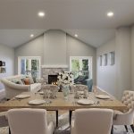 Great Room/Dining Room. All photos virtually completed from builders plans