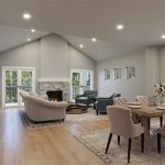 Great Room/Dining Room. All photos virtually completed from builders plans