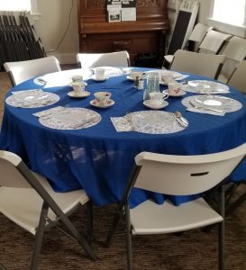 Utsalady Ladies Aid luncheon table | Windermere Stanwood Camano