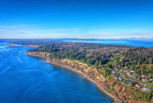 Aerial view of Camano Island | Windermere Real Estate