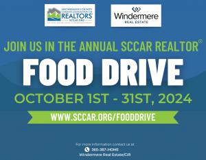 SCCAR food drive | Windermere Real Estate